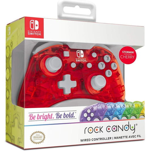 Pdp Mini Controller Nintendo Switch Wired Joystick Con Cavo Rock Candy St.Cherry