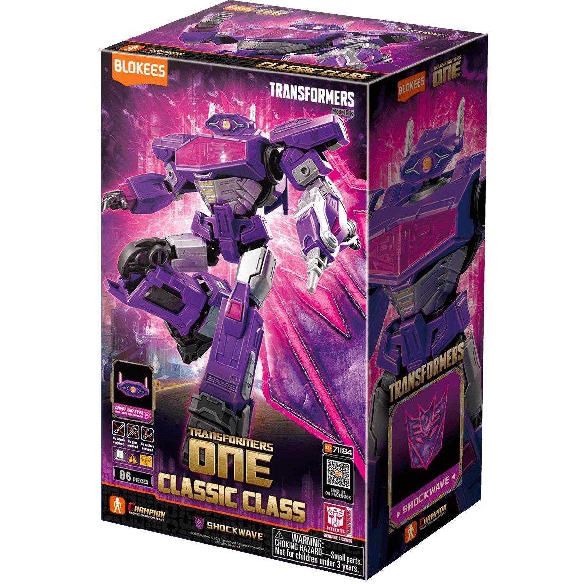 Blokees Transformers Model Kit Classic Class 18 (Shockwave) Action Figure 71184