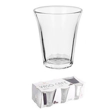 Set 6 Bicchieri Tazzine Per Caffè Espresso Vetro Trasparente Shot Cicchetti