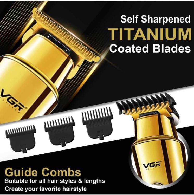 Vgr V947 Trimmer Tagliacapelli Rasoio Ricaricabile Zero Rifinitore Barba Display