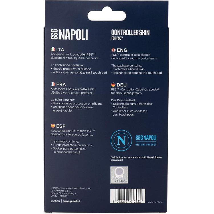 COVER CONTROLLER PS5 DUALSENSE PLAYSTATION 5 SKIN (NAPOLI CAMO) GUSCIO SILICONE