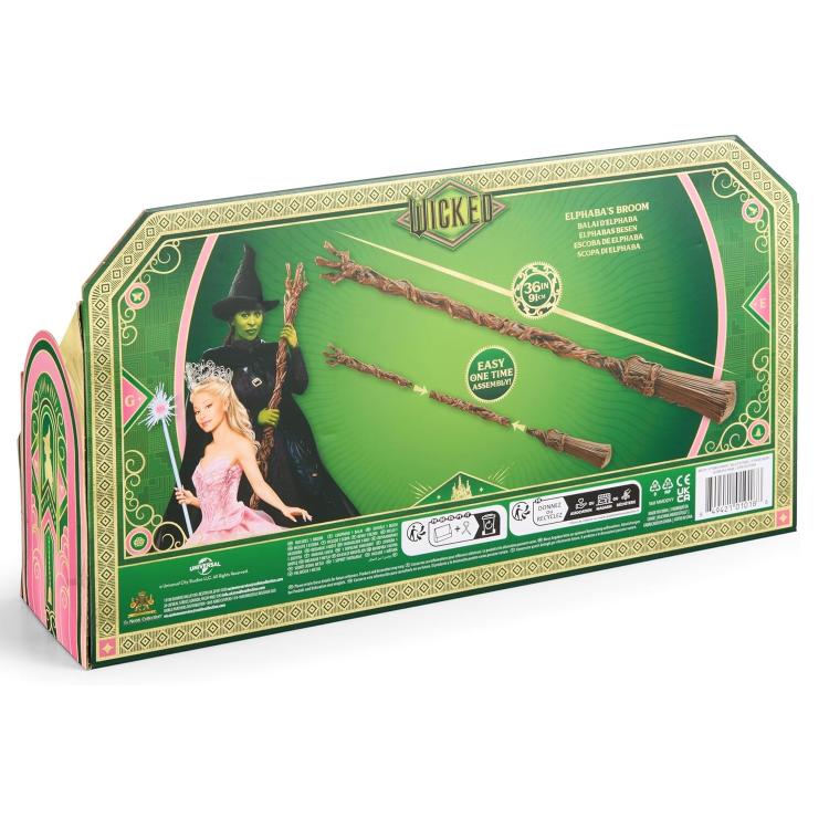 The Noble Collection - Wicked (Elphaba'S Broom) Replica Scopa 91Cm Di Elphaba