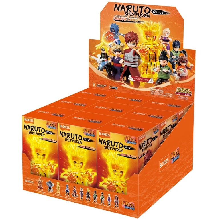 Blokees Naruto: Galaxy Version 03 Heart of Ninja - 71064 (Blind Box 9pz Figure)