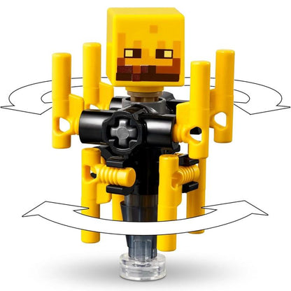 Lego - Minecraft 21266 Set (Battaglia Sul Ponte Del Nethe) Con 4 Figure 99Pz 6+