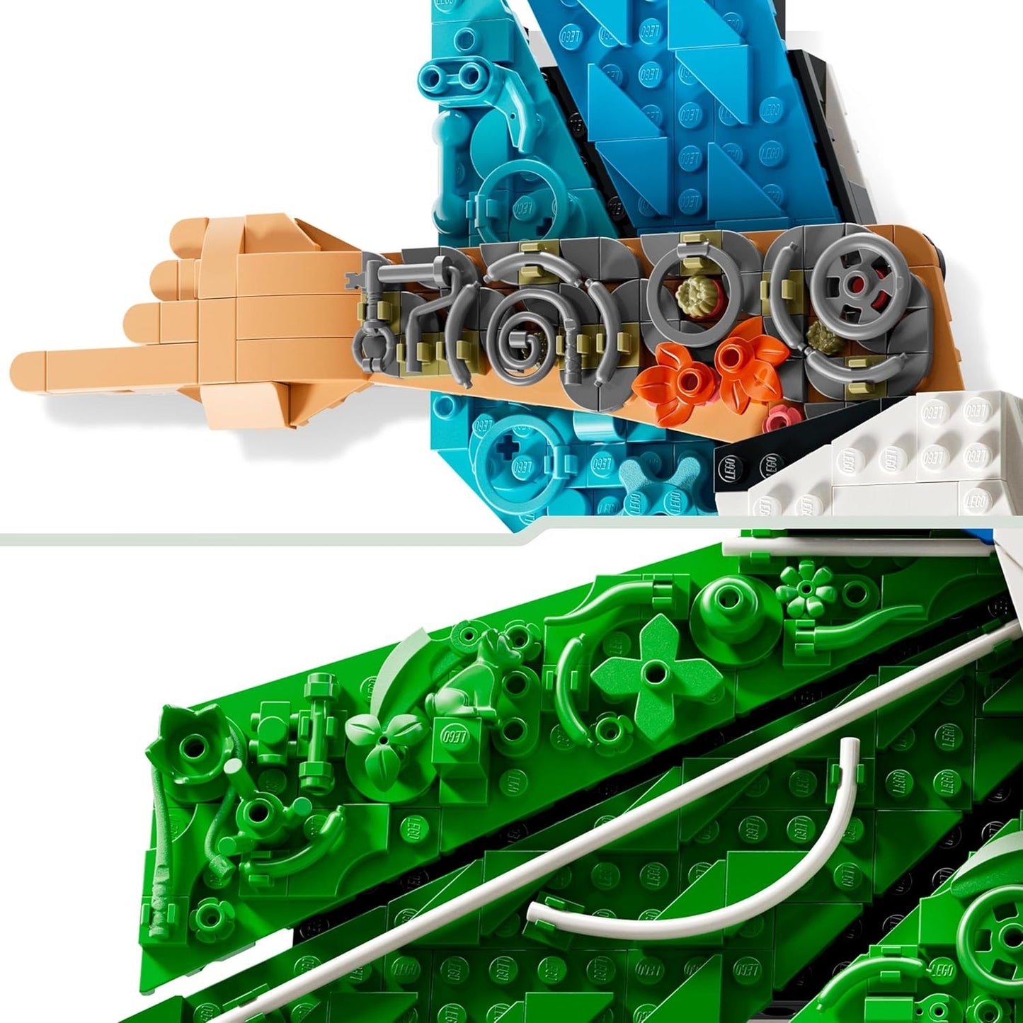 LEGO Editions 43018 (Lionel Messi – Celebrazione) Set Wall Art 1427 pcs Kit Modellismo per Action Figure 3D da Esposizione - Giocattolo Decorazione Cameretta - Regalo per Bambini e Bambine da 10 Anni e Fan Adulti Sport Calcio (World Cup 2026)