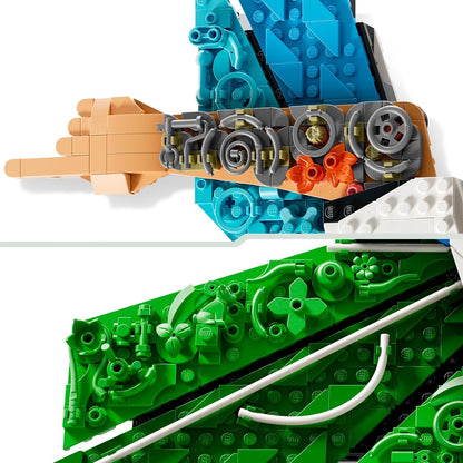 LEGO Editions 43018 (Lionel Messi – Celebrazione) Set Wall Art 1427 pcs Kit Modellismo per Action Figure 3D da Esposizione - Giocattolo Decorazione Cameretta - Regalo per Bambini e Bambine da 10 Anni e Fan Adulti Sport Calcio (World Cup 2026)