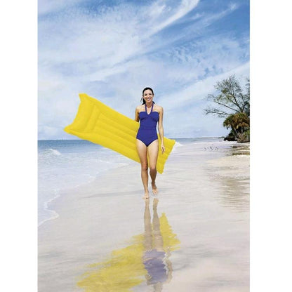 BESTWAY MATERASSINO GONFIABILE MATERASSO SINGOLO MARE PISCINA 183X69 VARI COLORI