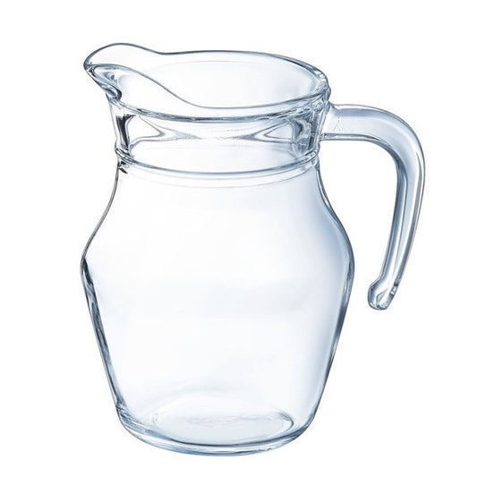 BROCCA IN VETRO DA 0.5 LITRI CARAFFA 0,5LT PER ACQUA VINO SUCCO RISTORANTE HOTEL