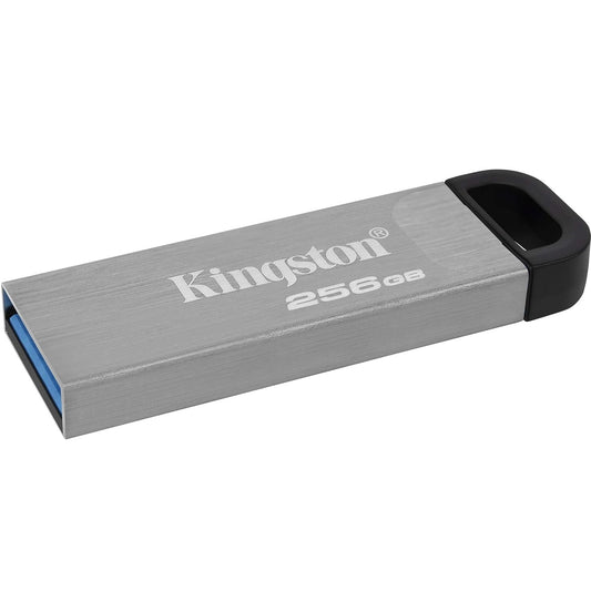 Kingston Pendrive 256GB DTKN/256GB Data Travel Kyson USB-A 3.2 Chiavetta Memoria Metal Argento PC 200MB/s