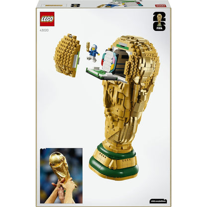 LEGO Editions 43020 (Trofeo Ufficiale della Coppa del Mondo FIFA) 2842 pcs Kit Modellismo per Action Figure 3D da Esposizione - Giocattolo Decorazione Cameretta - Regalo per Bambini e Bambine da 10 Anni e Fan Adulti Sport Calcio (World Cup 2026)