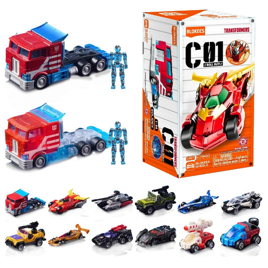 Blokees Transformers - Wheels: C01 Roll Out Auto Prime (1 Set Random) Action Figure a Sorpresa 75604