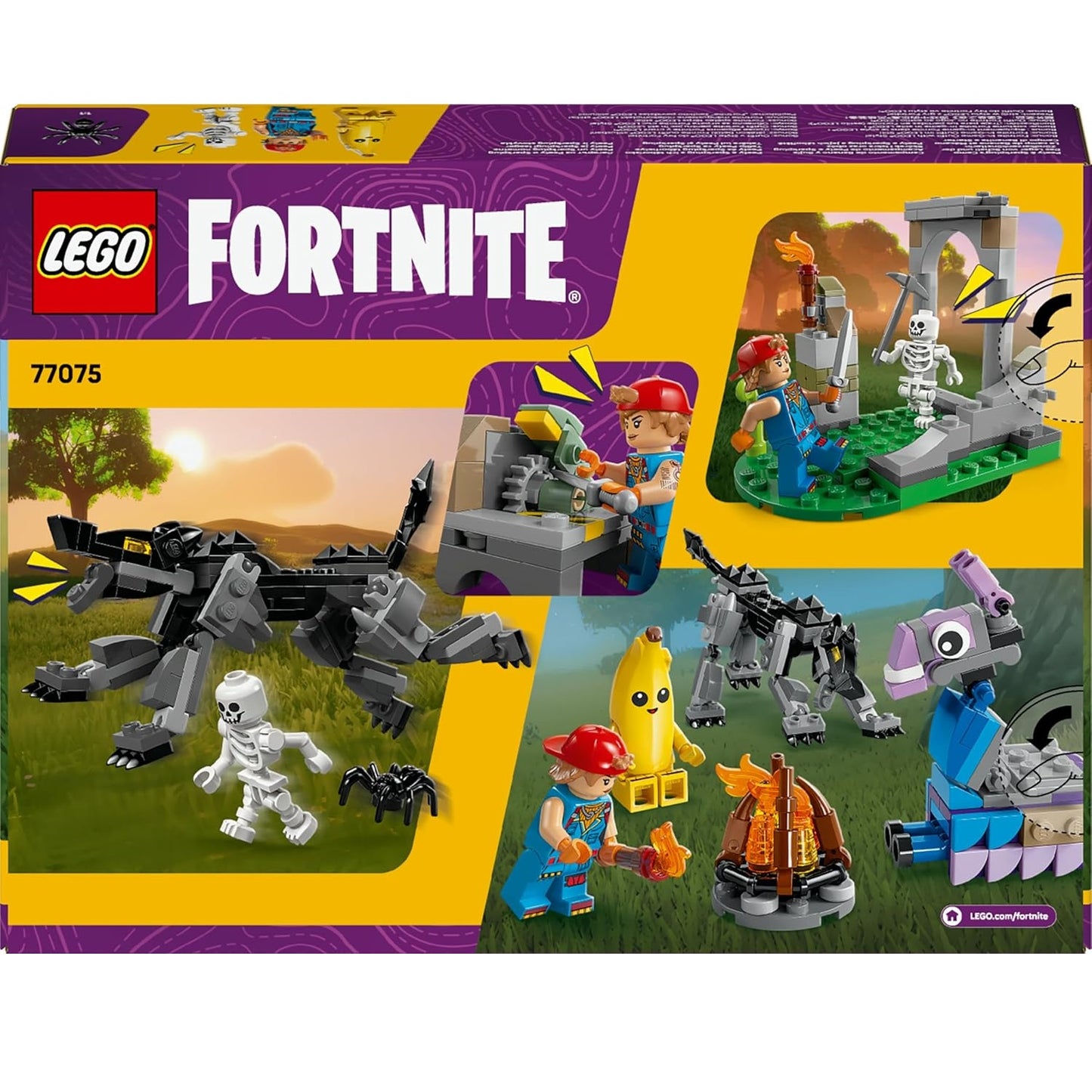 Lego - Fortnite 77075 (Campo di Bananita e Starter) Lama Delle Scorte Costruzione da 250 pz 7+