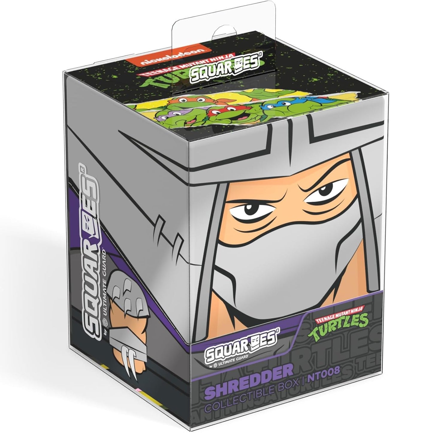 Squaroes Teenage Mutant Ninja Turtles NT008 (Shredder) Box Porta Mazzo Carte TCG