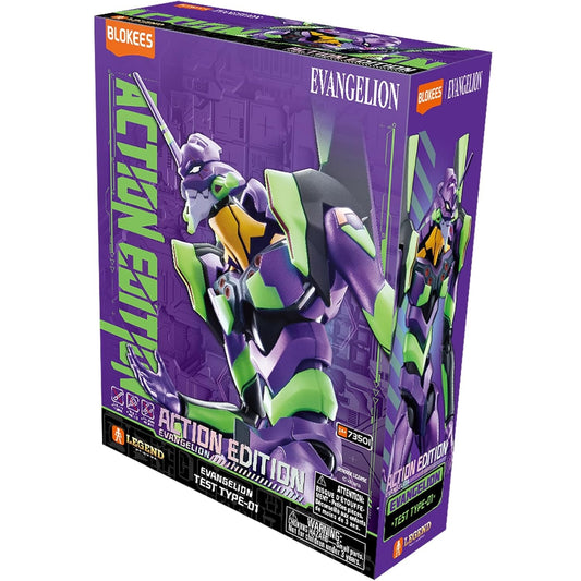 Blokees Evangelion Model Kit Action Edition Figure MK (Unità Test Type-01) 73501