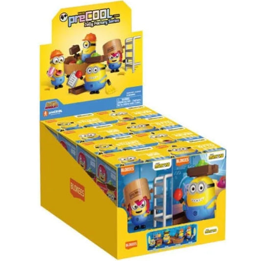 Blokees Minions - PreCool - Jelly Factory - Series 1 - Plastic Model Kits (Blind Box) CASE OF 8 - Action Figure da Collezione 74839