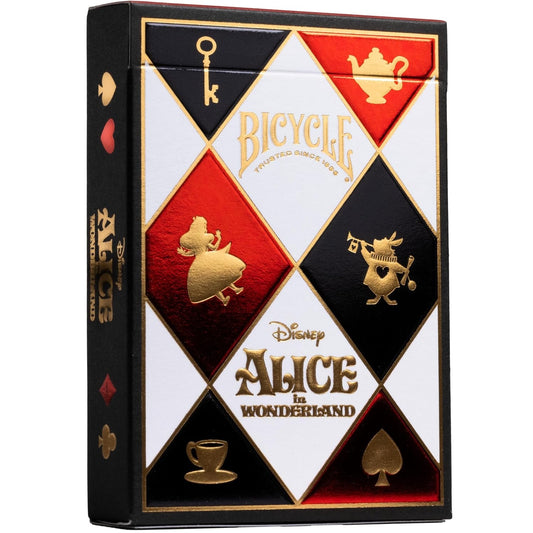 Bicycle - Disney (Alice in Wonderland) - Playing Cards - Mazzo di Carte da Collezione, Poker, Magia e Cardistry basato sul famoso film di Animzione Disney (Alice nel paese delle meraviglie)