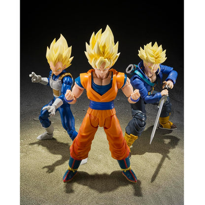 Bandai S.H. Figuarts - Dragon Ball Z: Super Saiyan Vegeta (Dangerous Pride) Action Figure da Collezione 14 cm
