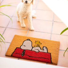 Zerbino (Snoopy Peanuts) Tappeto per Ingresso da Esterno e Interno Cocco Divertente Cameretta Bagno con Base in PVC Antiscivolo 40X60 cm