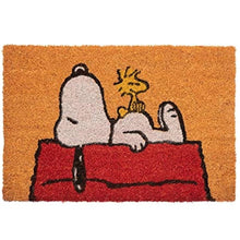 Zerbino (Snoopy Peanuts) Tappeto per Ingresso da Esterno e Interno Cocco Divertente Cameretta Bagno con Base in PVC Antiscivolo 40X60 cm