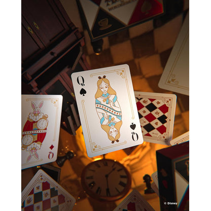 Bicycle - Disney (Alice in Wonderland) - Playing Cards - Mazzo di Carte da Collezione, Poker, Magia e Cardistry basato sul famoso film di Animzione Disney (Alice nel paese delle meraviglie)
