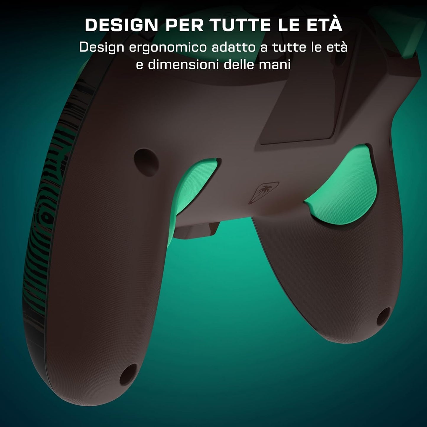 Turtle Beach - Rematch - Legend of Zelda (Tears of the Kingdom) Design lenticolare GITD Controller da gaming Wired per Nintendo Switch 2, Funziona anche con Nintendo Switch/Oled