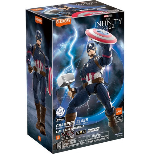 Blokees - Marvel Studios: The Infinity Saga - Model Kit Champion Class 03 (Captain America) Action Figure 81115