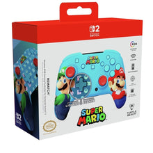 Turtle Beach - Rematch - Super Mario (Mario e Luigi) Illuiminato RGB LED  - Controller da gaming wireless per Nintendo Switch 2, Funziona anche con Nintendo Switch/Oled/Lite - Pulsante C non disponibile.