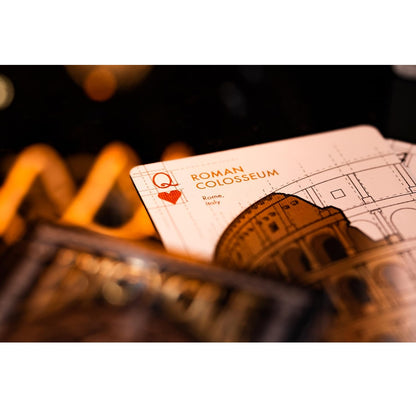 Bicycle - Architectural Wonders Of The World - Playing Cards - Mazzo di Carte da Collezione, Poker, Magia e Cardistry basato sui famosi Monumenti
