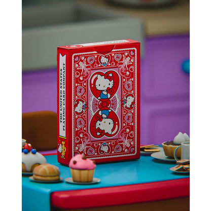 Bicycle - Hello Kitty (50th Anniversary) Sanrio - Playing Cards - Mazzo di Carte da Collezione, Poker, Magia e Cardistry basato sul famoso Anime Manga Giapponese
