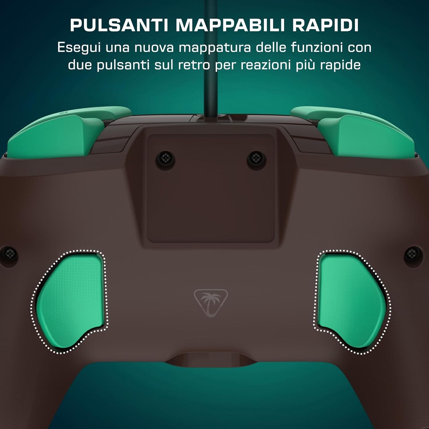 Turtle Beach - Rematch - Legend of Zelda (Tears of the Kingdom) Design lenticolare GITD Controller da gaming Wired per Nintendo Switch 2, Funziona anche con Nintendo Switch/Oled