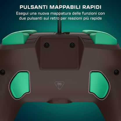 Turtle Beach - Rematch - Legend of Zelda (Tears of the Kingdom) Design lenticolare GITD Controller da gaming Wired per Nintendo Switch 2, Funziona anche con Nintendo Switch/Oled