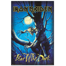 Maxi Poster Rock: Iron Maiden (Fear of the Dark) Locandina dell'Album Rock Vinile da Parete Incorniciabile 91x61 cm