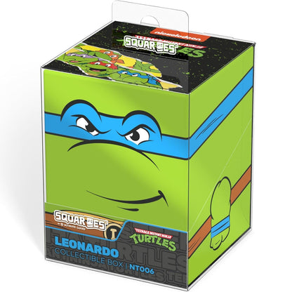 Squaroes Teenage Mutant Ninja Turtles NT006 (Leonardo) Box Porta Mazzo Carte TCG