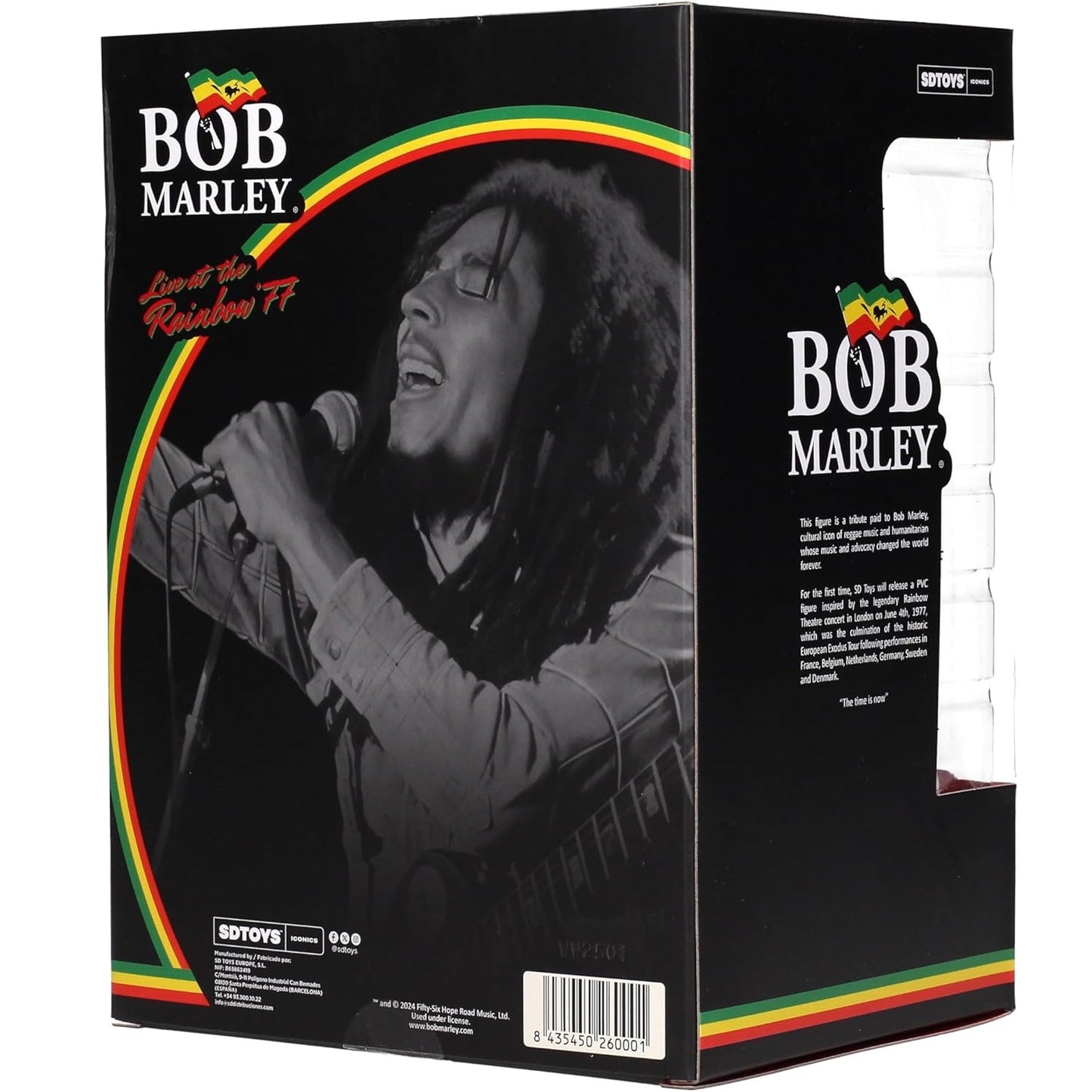 Sd Toys - Bob Marley Live in Concert Rainbow'77 Statua Figure Reggae 23 cm