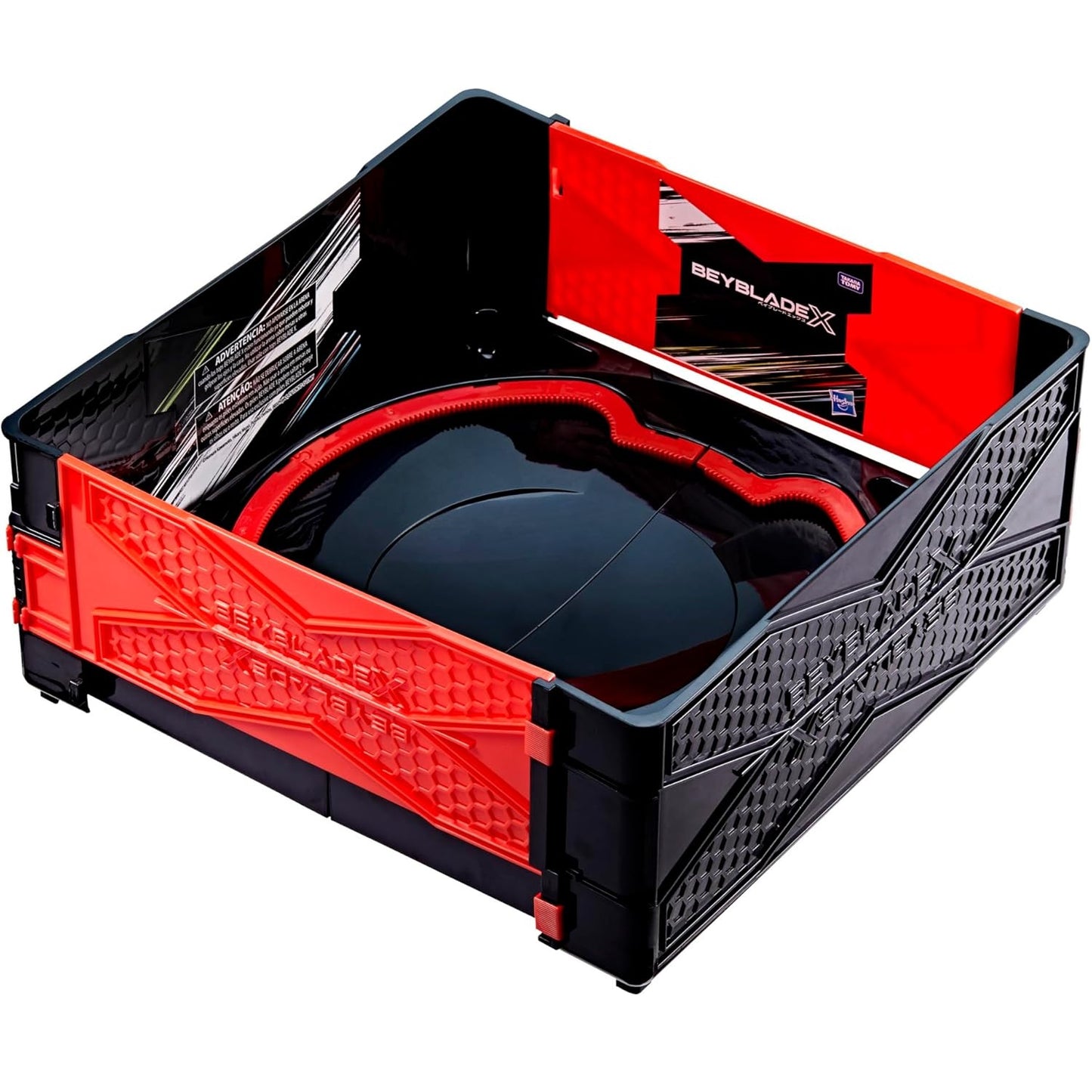 Hasbro - Beyblade X  Beystadium (Clash and Carry) Spring Stadium Arena Portatile