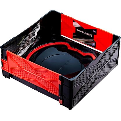 Hasbro - Beyblade X  Beystadium (Clash and Carry) Spring Stadium Arena Portatile
