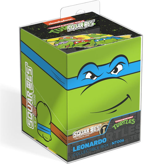 Squaroes Teenage Mutant Ninja Turtles NT006 (Leonardo) Box Porta Mazzo Carte TCG