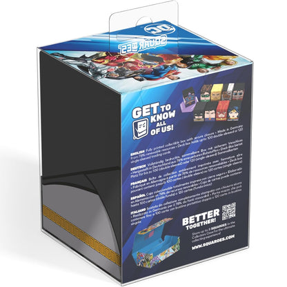 Squaroes Justice League JL002 (Batman) Box Collezione Scatola Porta Mazzo Carte TCG