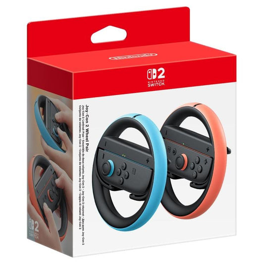 Nintendo Switch 2 - Wheel Pair - Coppia Volanti Joy-Con Mario Kart World