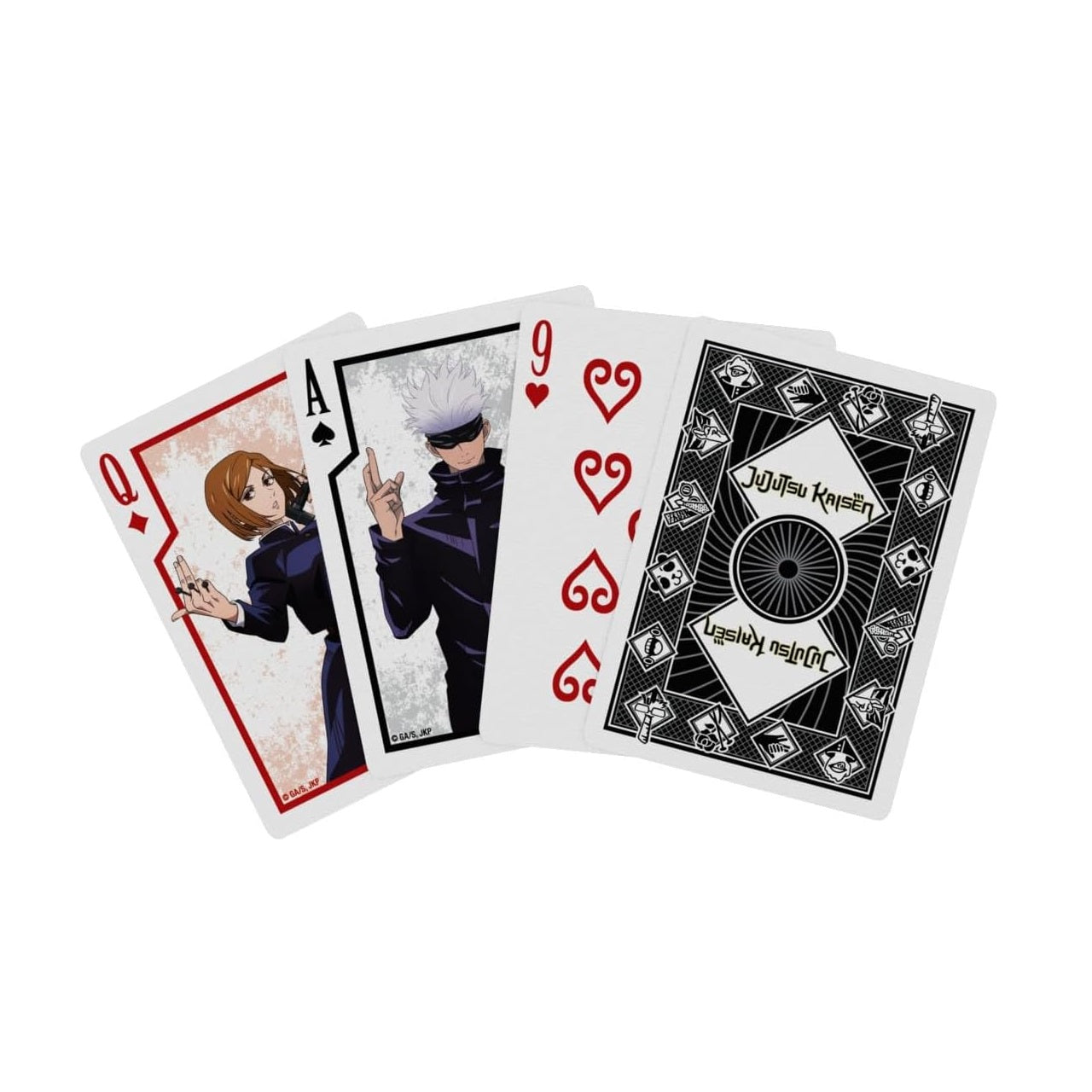 Bicycle - Jujutsu Kaisen - Playing Cards - Mazzo di Carte da Collezione, Poker, Magia e Cardistry basato sul famoso Anime Manga Giapponese