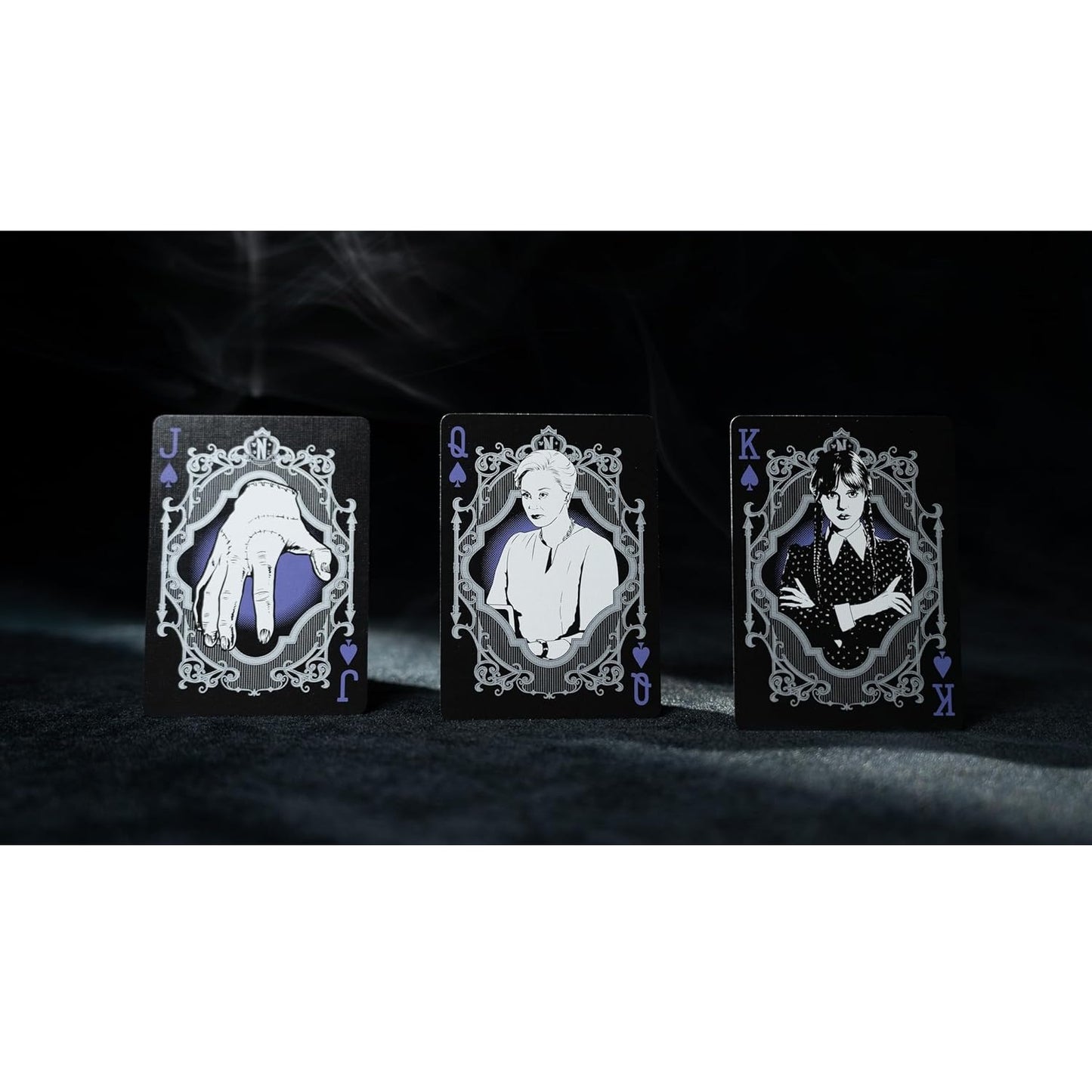 Bicycle - Wednesday (Mercoledì Addams) Playing Cards - Mazzo di Carte da Collezione, Poker, Magia e Cardistry basato sul famoso film Serie TV
