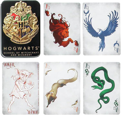 Paladone Playing Cards (Harry Potter) Mazzo Carte Gioco Francesi Poker Box Latta