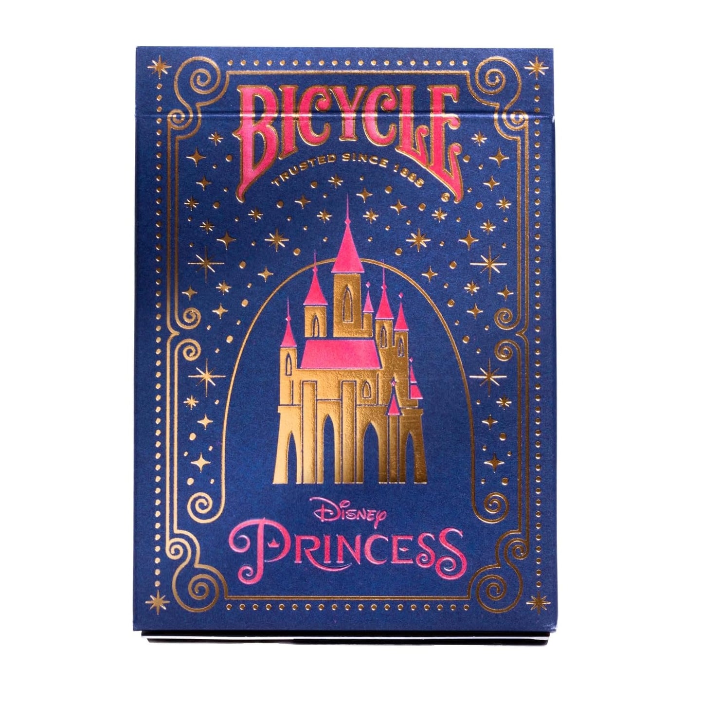 Bicycle - Disney (Princess Pink and Navy) Playing Cards - Mazzo di Carte da Collezione, Poker, Magia e Cardistry basato sul famoso film di Animzione Disney Principesse (1 Mazzo RANDOM)