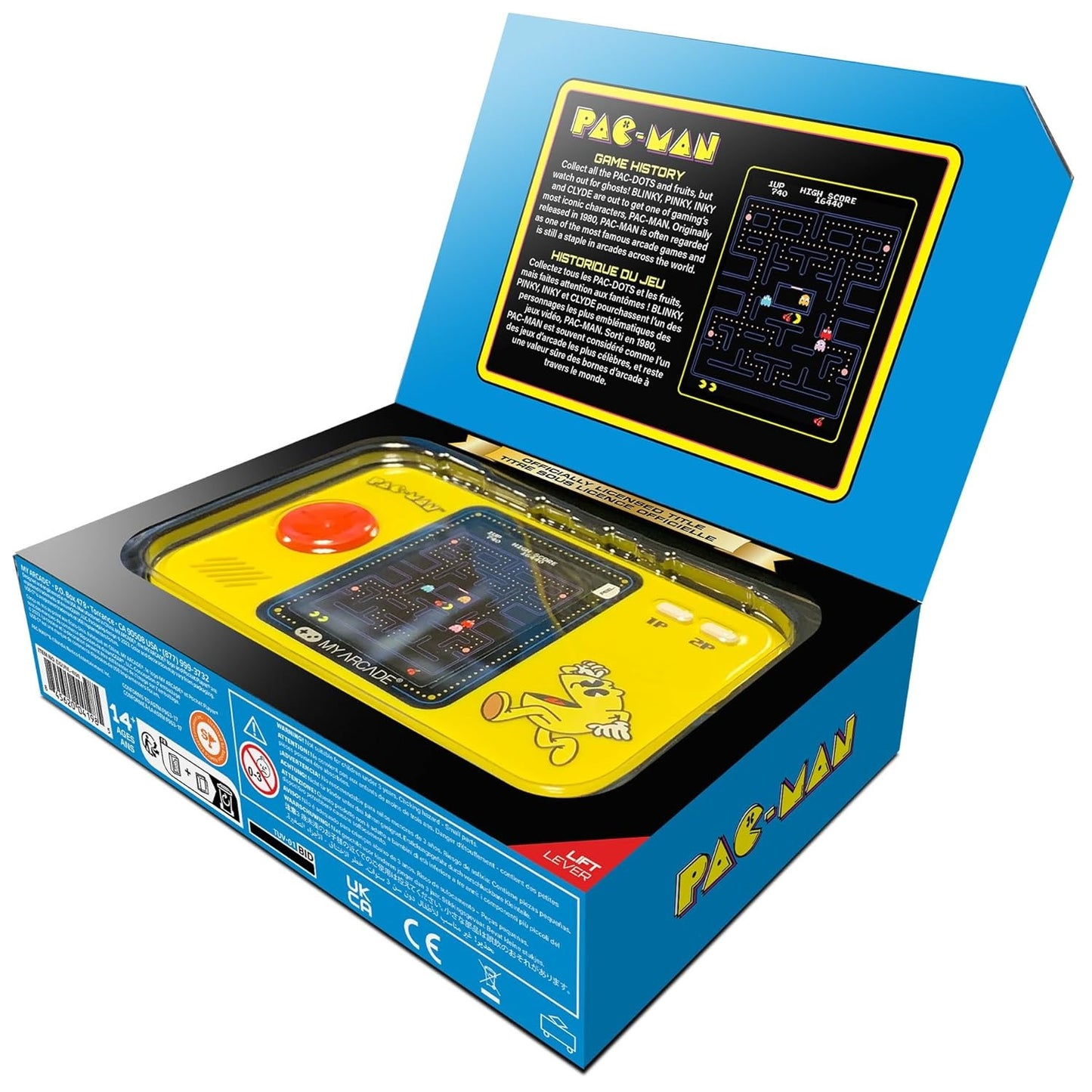 My Arcade Portable Pocket Player Pro (Pac-Man) Console Portatile Retro Game