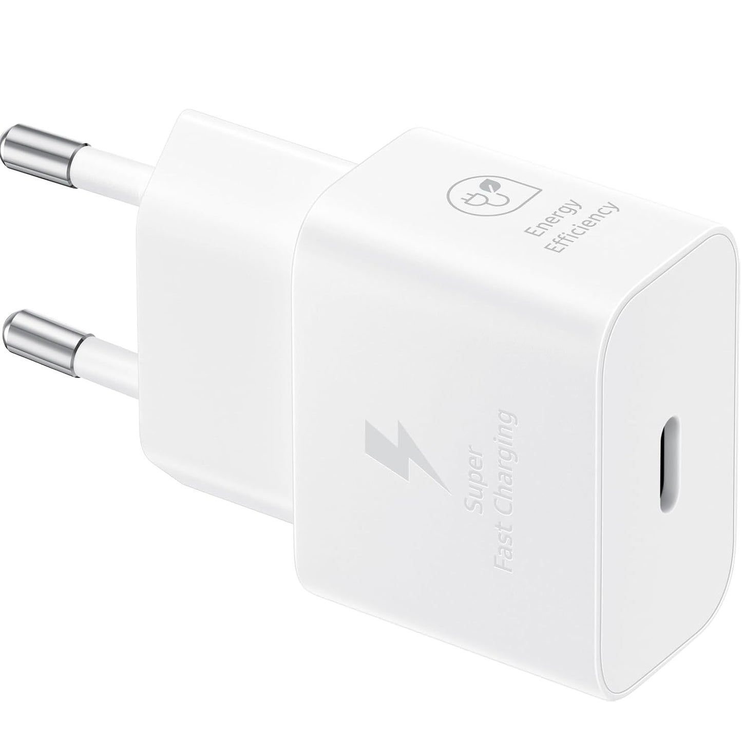 Samsung EP-T2510X Caricatore Originale da 25W, Porta USB-C (con Cavo), Bianco