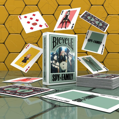 Bicycle - Spy x Family - Playing Cards - Mazzo di Carte da Collezione, Poker, Magia e Cardistry basato sul famoso Anime Manga Giapponese