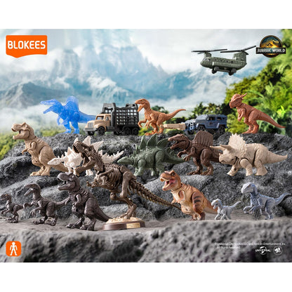 Blokees - Welcome to Jurassic World: Terraventure TS01 - Dinosaur Capture Operation 12 Designs - 12 Action Figure (BOX INTERA) 75641