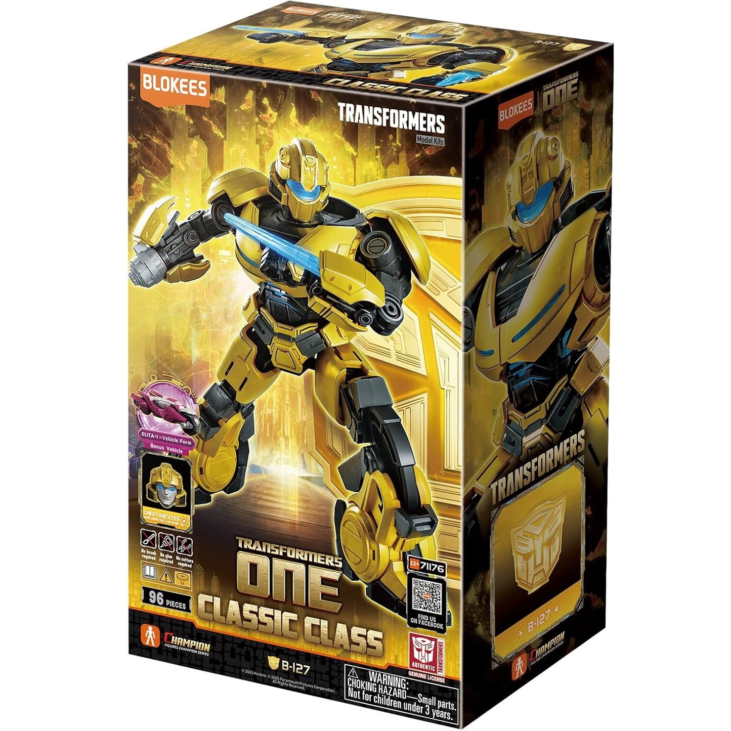 Blokees Transformers Model Kit Classic Class 15 (Bumblebee B-127) Action Figure 71176