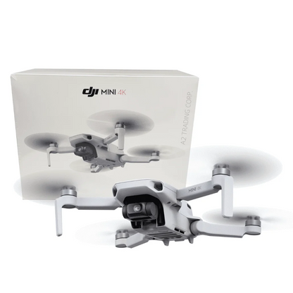 DJI Mini 4K Fly More Combo, Drone per adulti, Fotocamera 4K HD, < 249 g, stabilizzatore 3 assi, trasmissione video 10 km, Return automatico, 3 Batterie per tempo di volo max 93', QuickShots