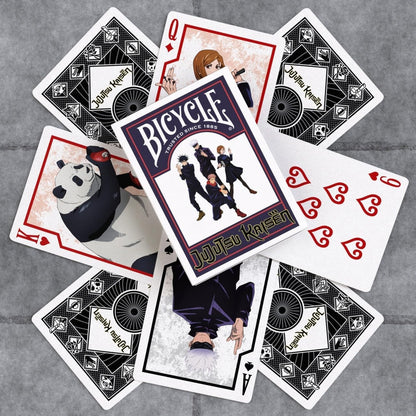Bicycle - Jujutsu Kaisen - Playing Cards - Mazzo di Carte da Collezione, Poker, Magia e Cardistry basato sul famoso Anime Manga Giapponese